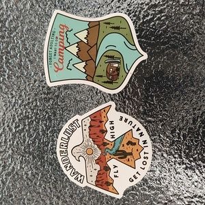 Stickers - Adventure Pack - Set of 2 - Bag #10 - NWOT